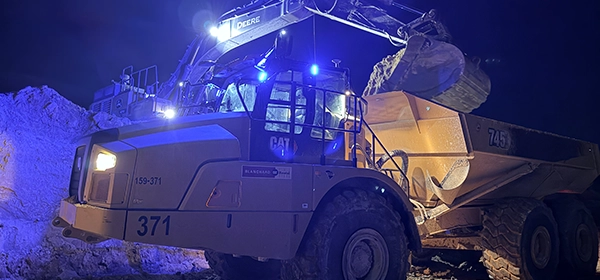 Autonomous haulage mining truck