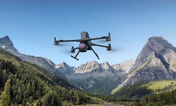 UAV drone survey &mdash; aerial mapping with Trimble survey equipment
