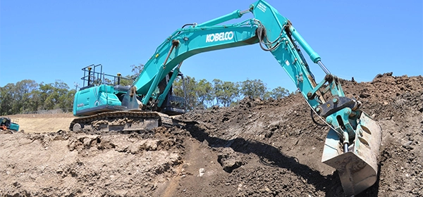 Excavator machine control